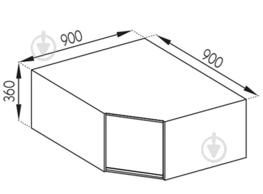 Шкаф Софи (А 90х90 правая) кашемир/белый Світ Меблів - фото 5 Шкаф Софи (А 90х90 правая) кашемир/белый Світ Меблів - фото 5