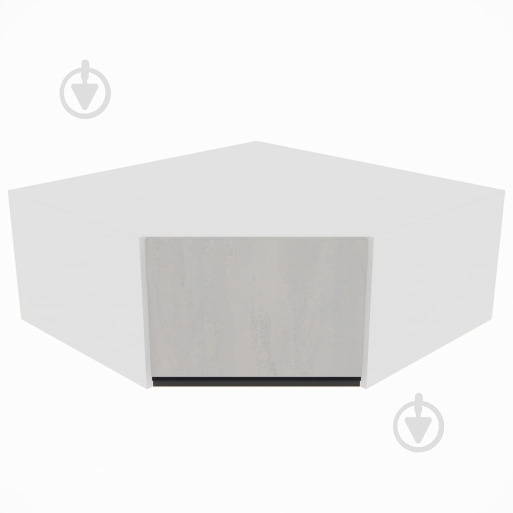 Шкаф Софи (А 90х90 правая) шелковый камень/белый Світ Меблів - фото 1 Шкаф Софи (А 90х90 правая) шелковый камень/белый Світ Меблів - фото 1