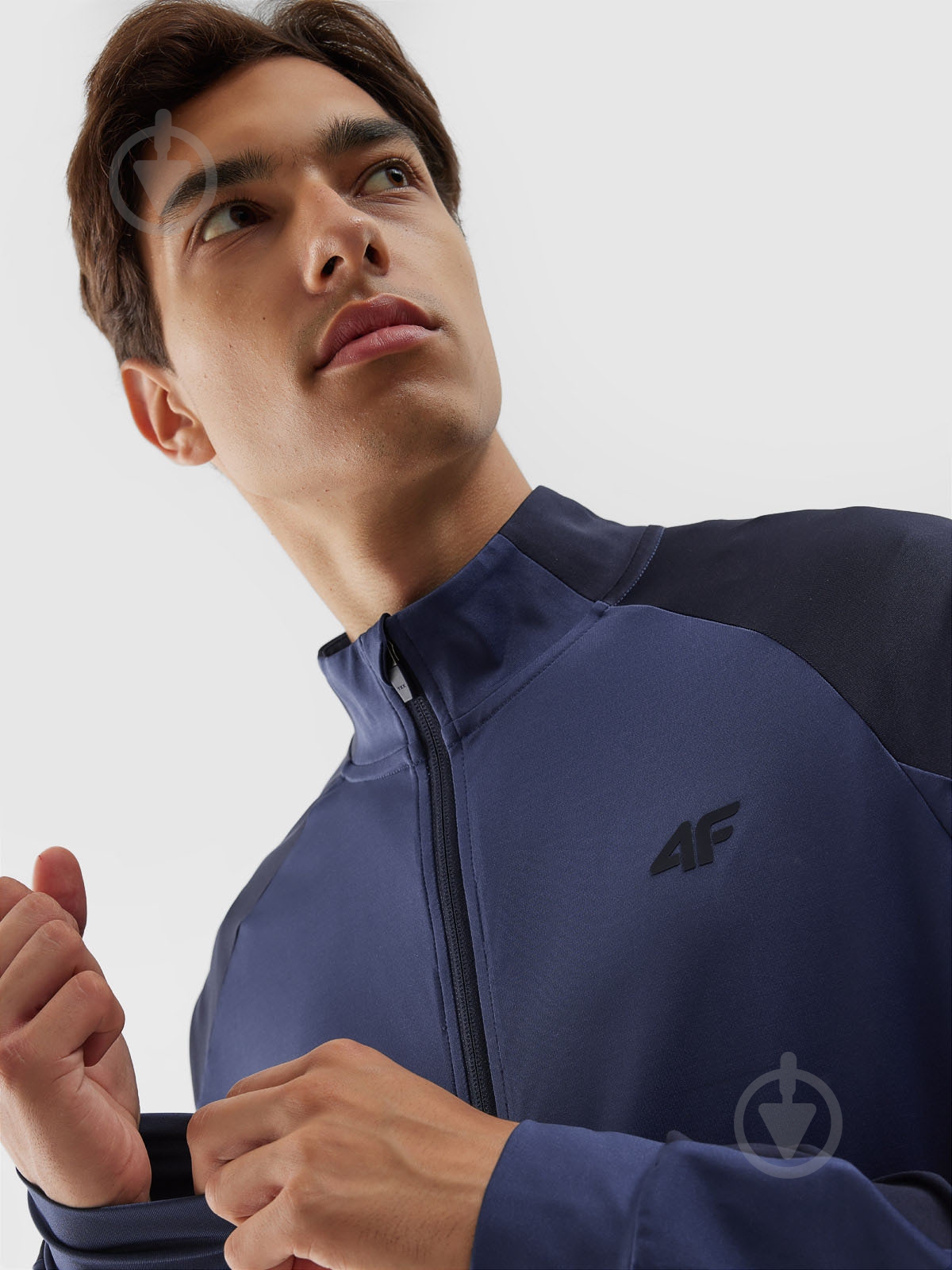 Джемпер 4F SWEATSHIRT FNK M210 4FAW23TFSWM210-32S р.M синий - фото 2