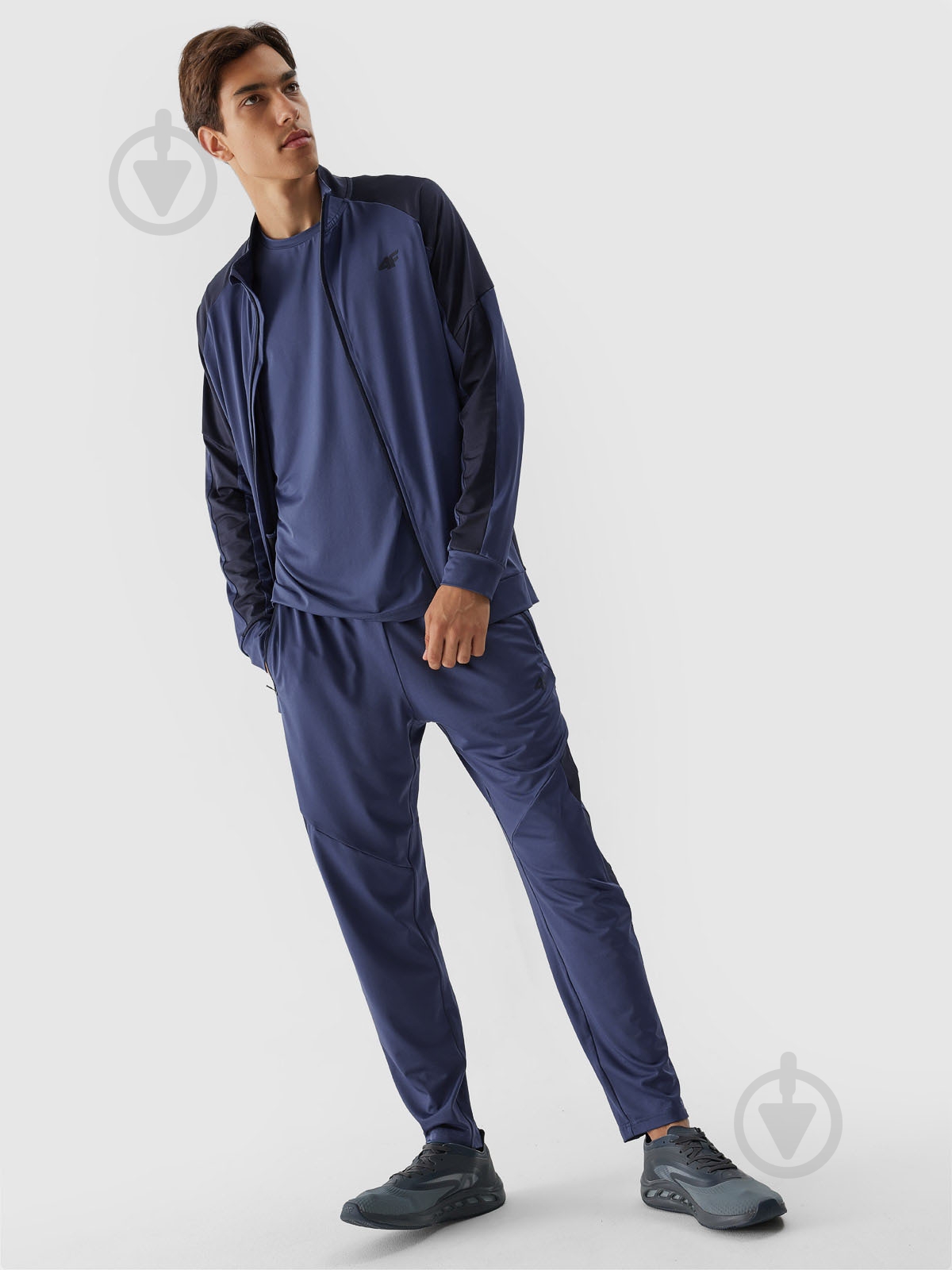 Джемпер 4F SWEATSHIRT FNK M210 4FAW23TFSWM210-32S р.M синий - фото 3