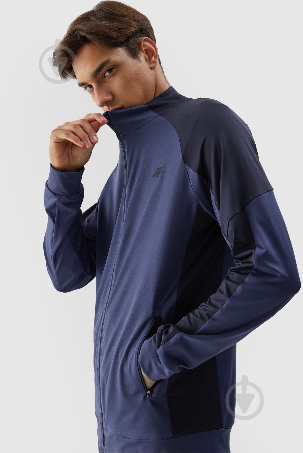 Джемпер 4F SWEATSHIRT FNK M210 4FAW23TFSWM210-32S р.M синий - фото 4