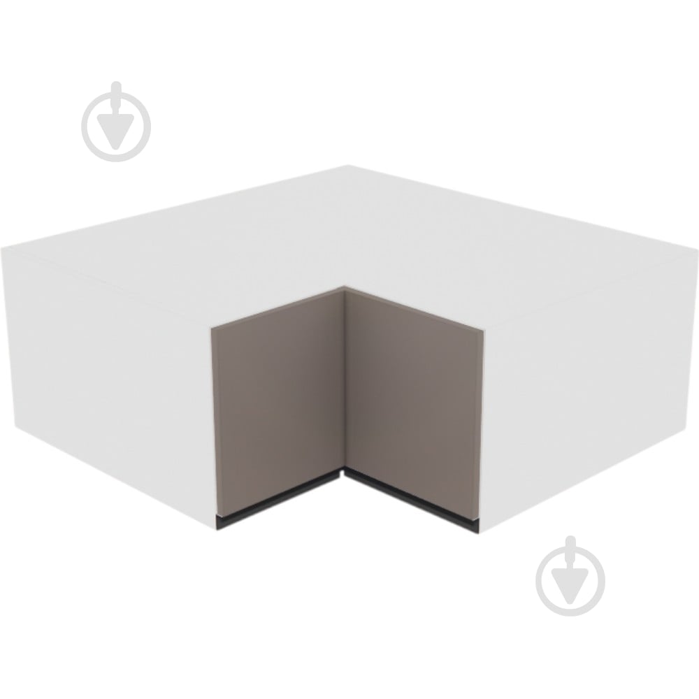 Шафа Софі (А 90х90 прямий (570) ліва) глиняний сірий/білий Світ Меблів - фото 1 Шафа Софі (А 90х90 прямий (570) ліва) глиняний сірий/білий Світ Меблів - фото 1