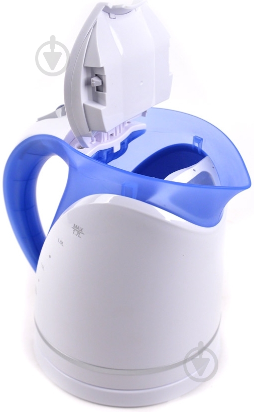 Электрочайник Mystery MEK-1616 white/blue - фото 2