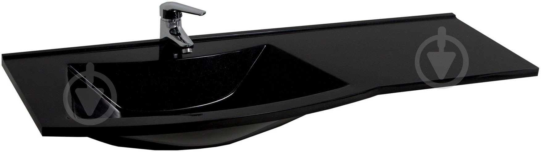 Умывальник Сансервіс Славута 120 черный - фото 1 Умывальник Сансервіс Славута 120 черный - фото 1