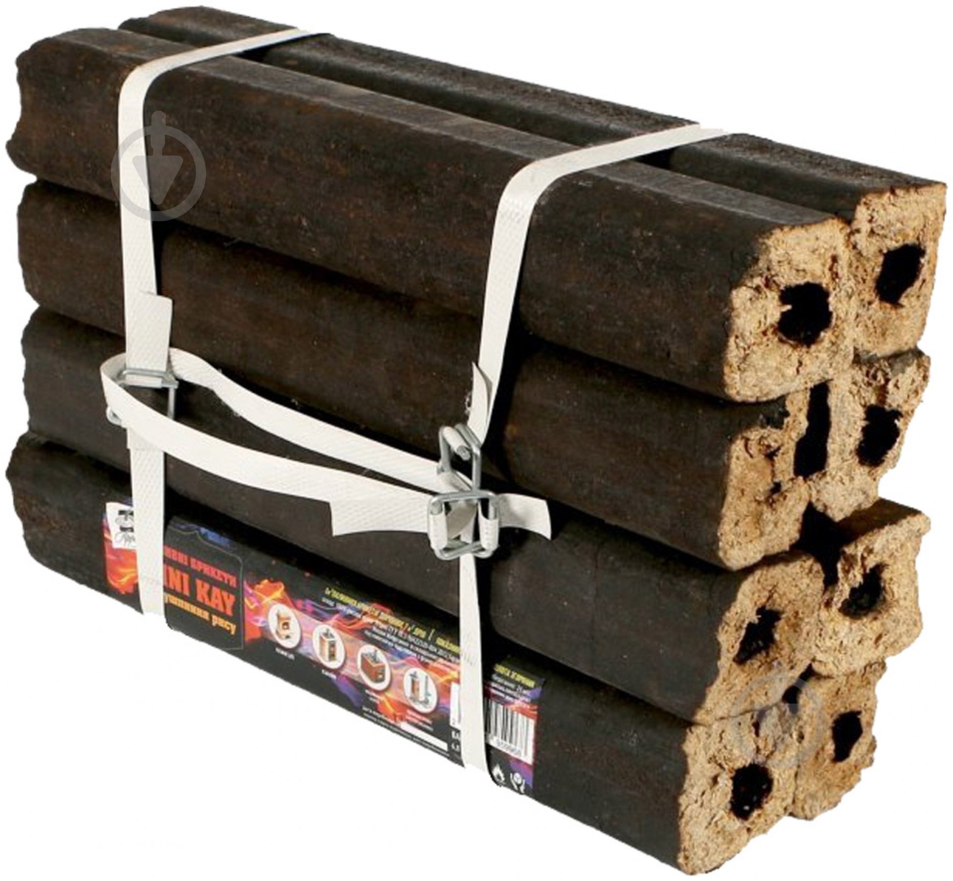 Брикеты топливные топливные рисовые 8 шт. - фото 1