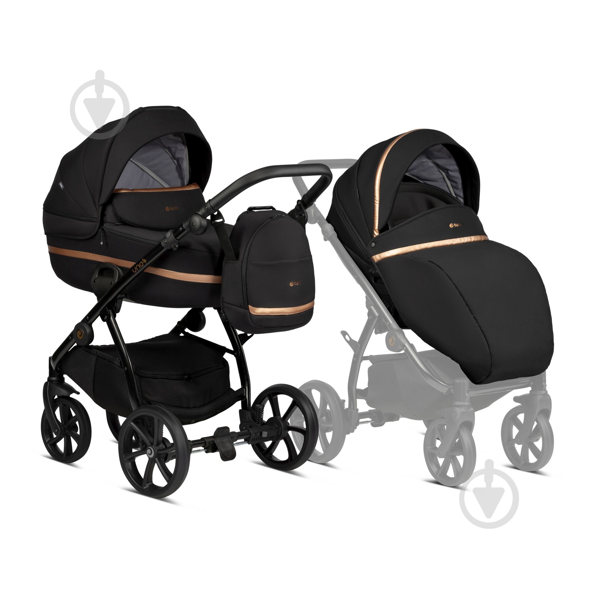 Коляска универсальная TUTIS Uno3 plus Black Edition Copper (1072199) - фото 7 Коляска универсальная TUTIS Uno3 plus Black Edition Copper (1072199) - фото 7