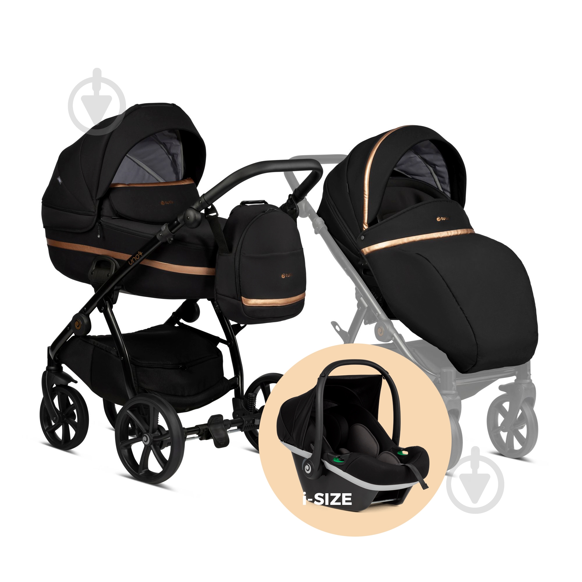 Коляска универсальная TUTIS Uno3 plus Black Edition Copper (1072199) - фото 9 Коляска универсальная TUTIS Uno3 plus Black Edition Copper (1072199) - фото 9