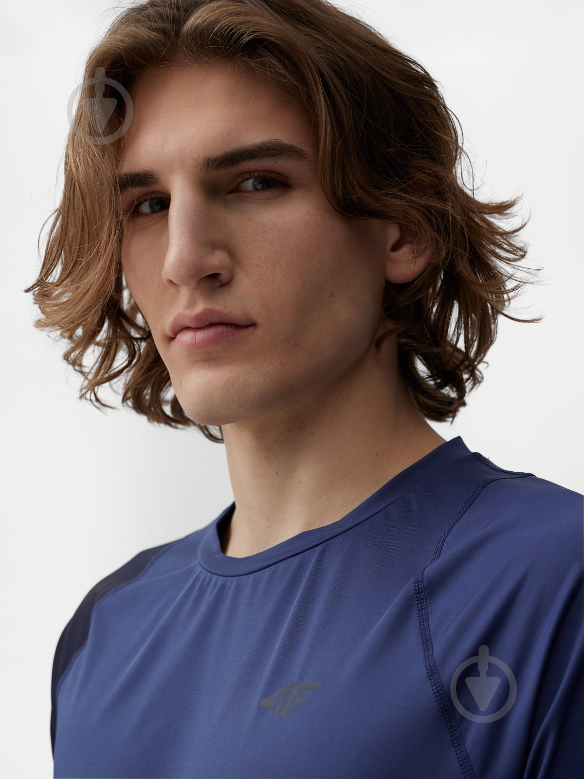 Футболка 4F TSHIRT FNK M452 4FAW23TFTSM452-32S р.S синий - фото 5