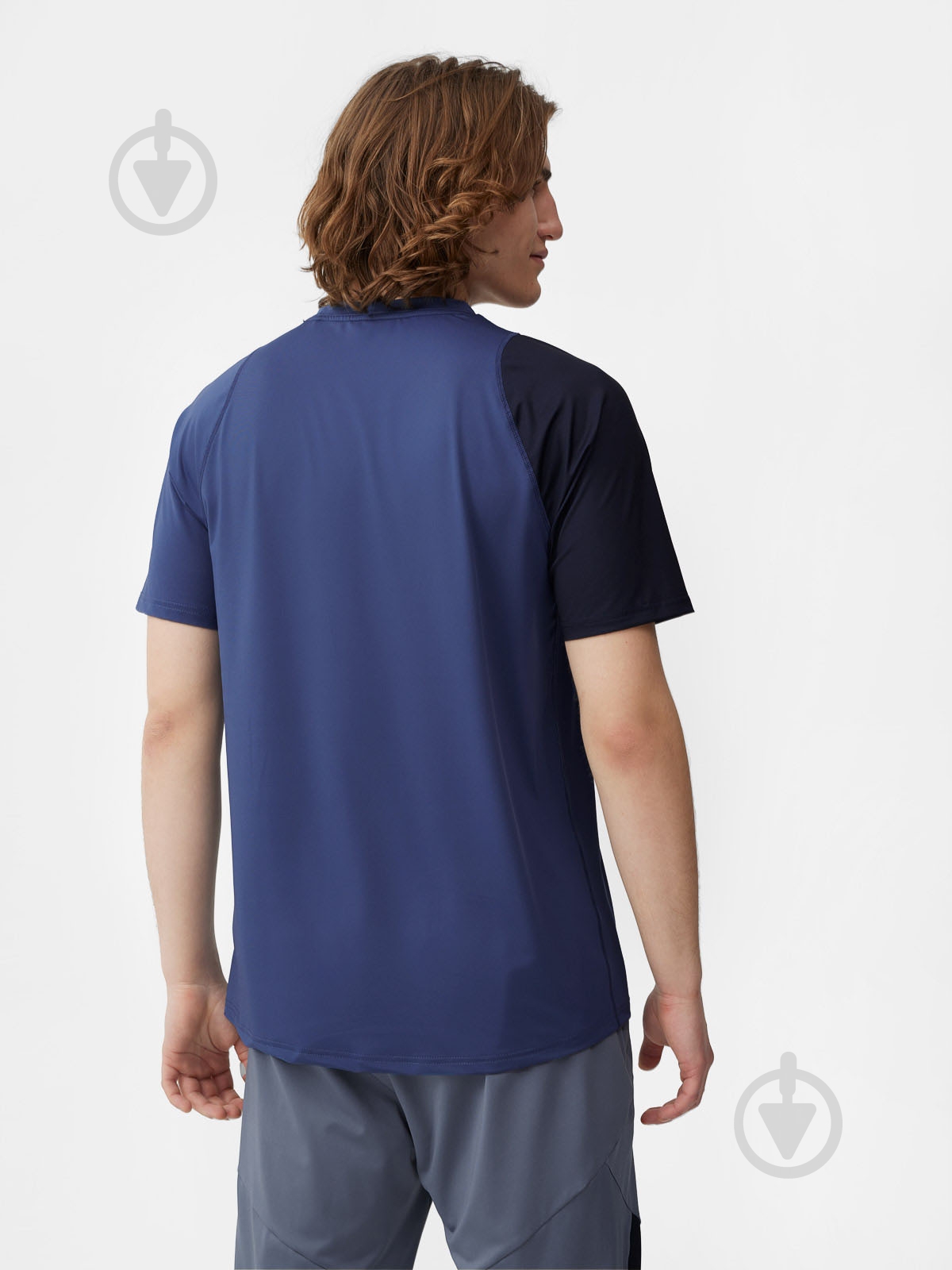 Футболка 4F TSHIRT FNK M452 4FAW23TFTSM452-32S р.S синий - фото 2