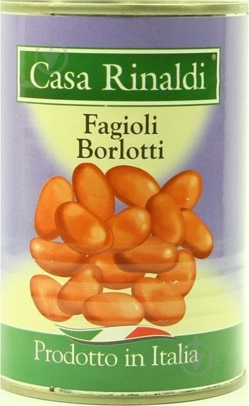 ФасольCasa Rinaldi Борлотти 400 г - фото 1 ФасольCasa Rinaldi Борлотти 400 г - фото 1