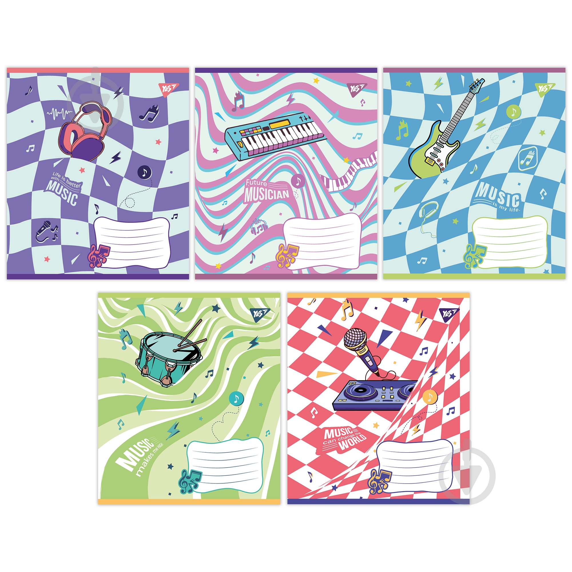 Зошит для нот Music and dreams А5 12 аркушів YES - фото 1 Зошит для нот Music and dreams А5 12 аркушів YES - фото 1