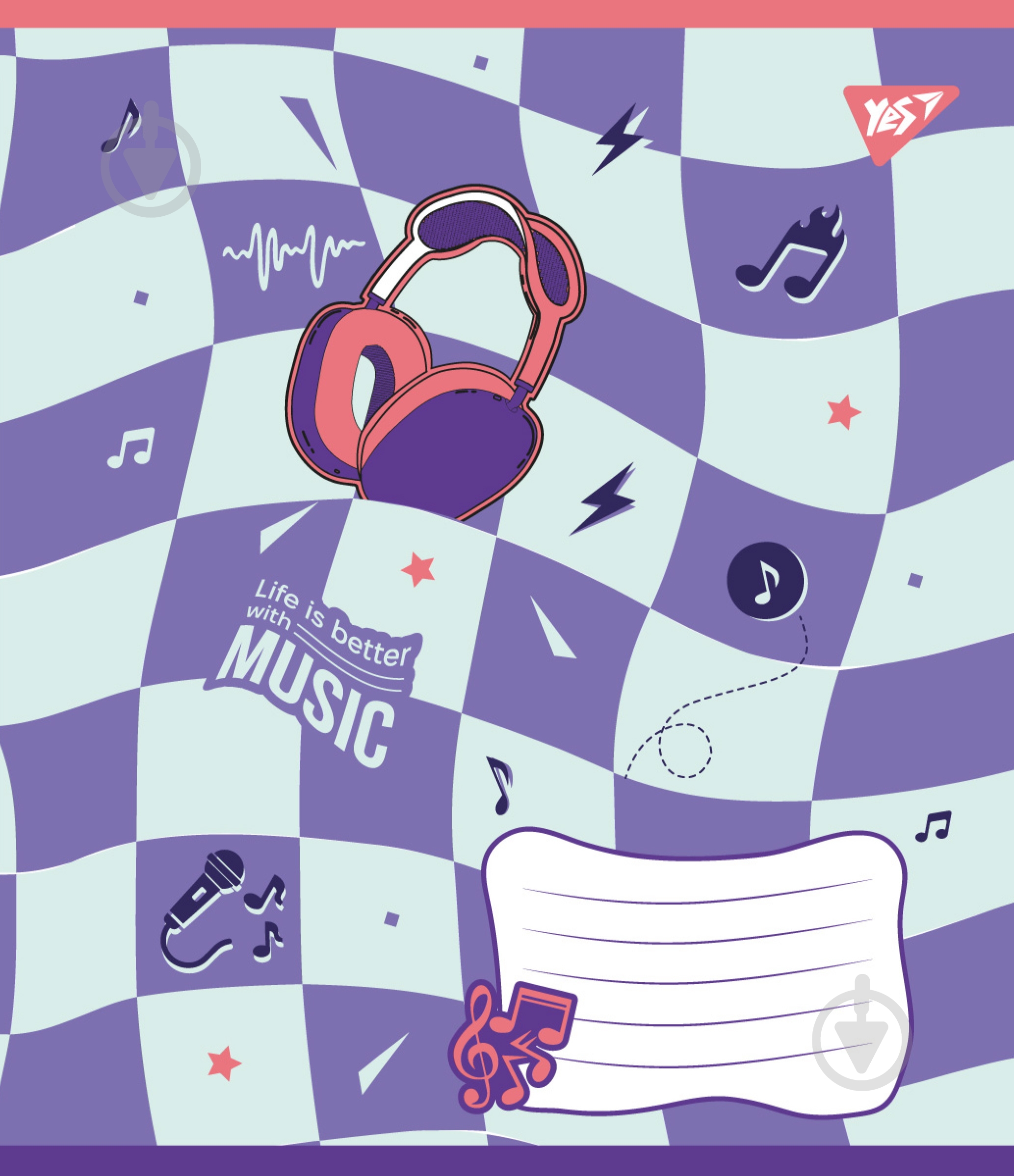 Зошит для нот Music and dreams А5 12 аркушів YES - фото 2 Зошит для нот Music and dreams А5 12 аркушів YES - фото 2