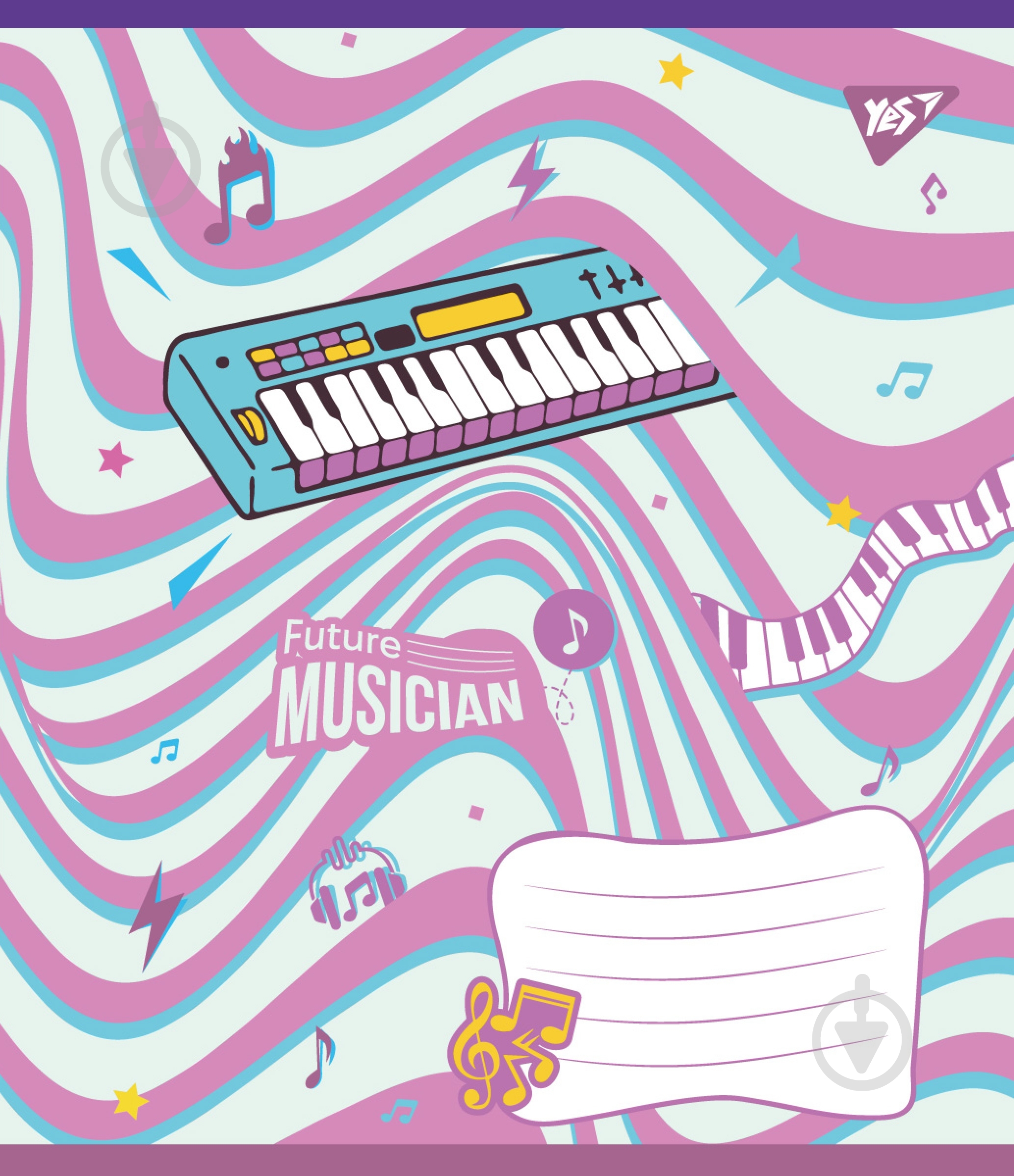 Зошит для нот Music and dreams А5 12 аркушів YES - фото 3 Зошит для нот Music and dreams А5 12 аркушів YES - фото 3