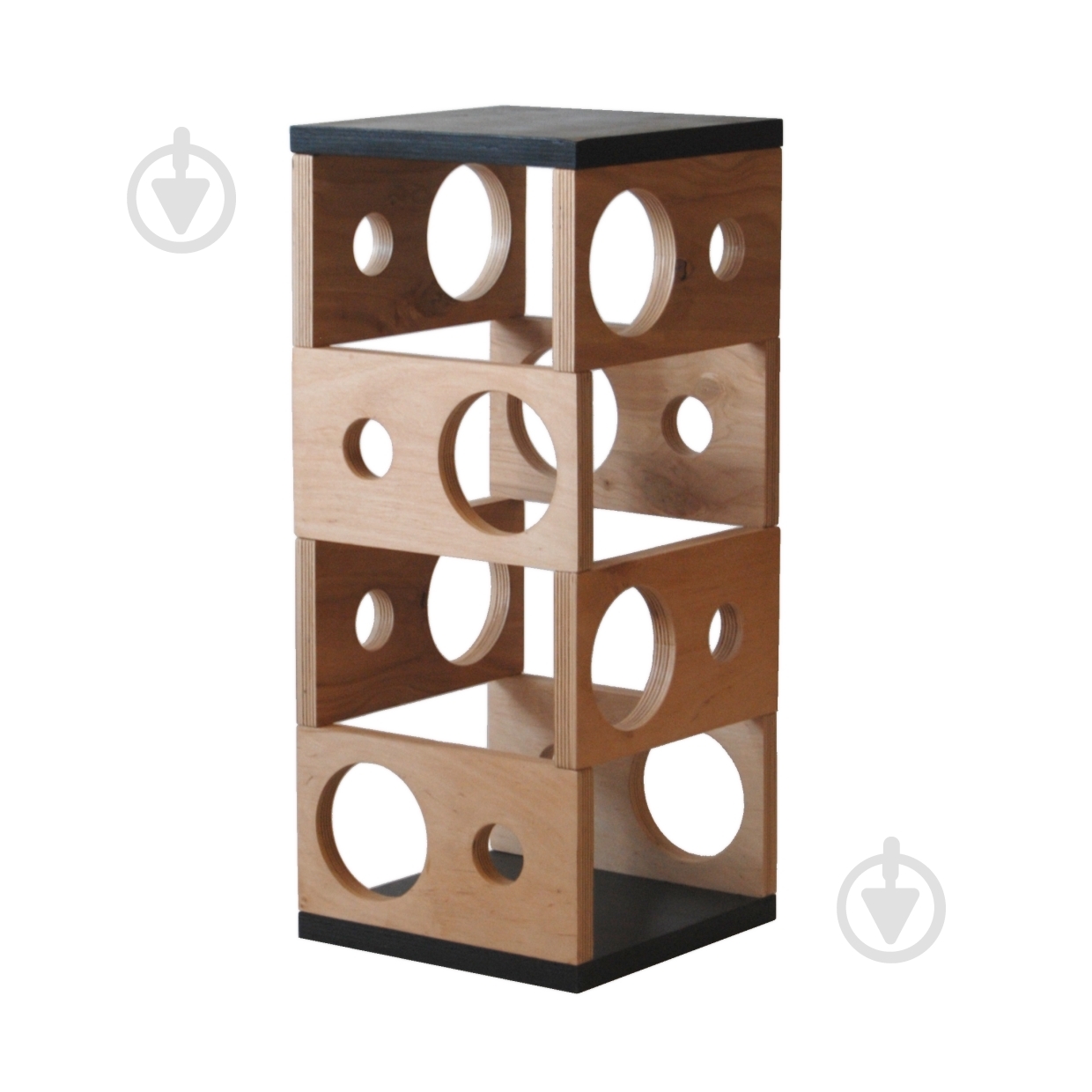 Підставка для вина Woodville Iron чорний - фото 1