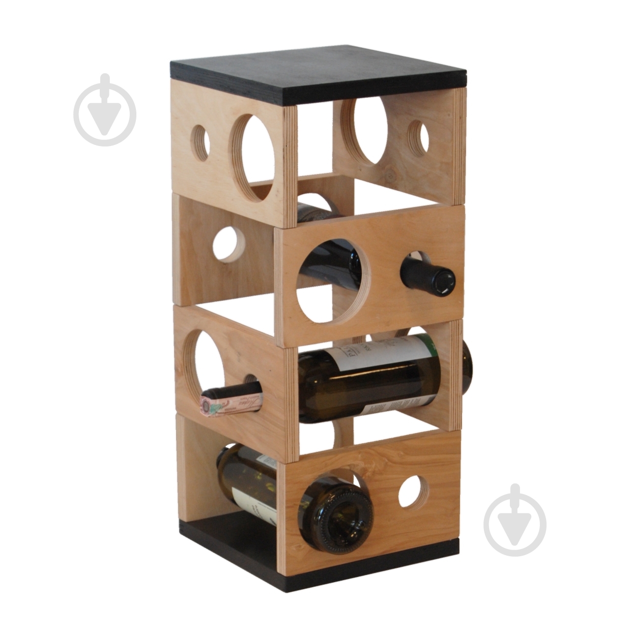 Підставка для вина Woodville Iron чорний - фото 2