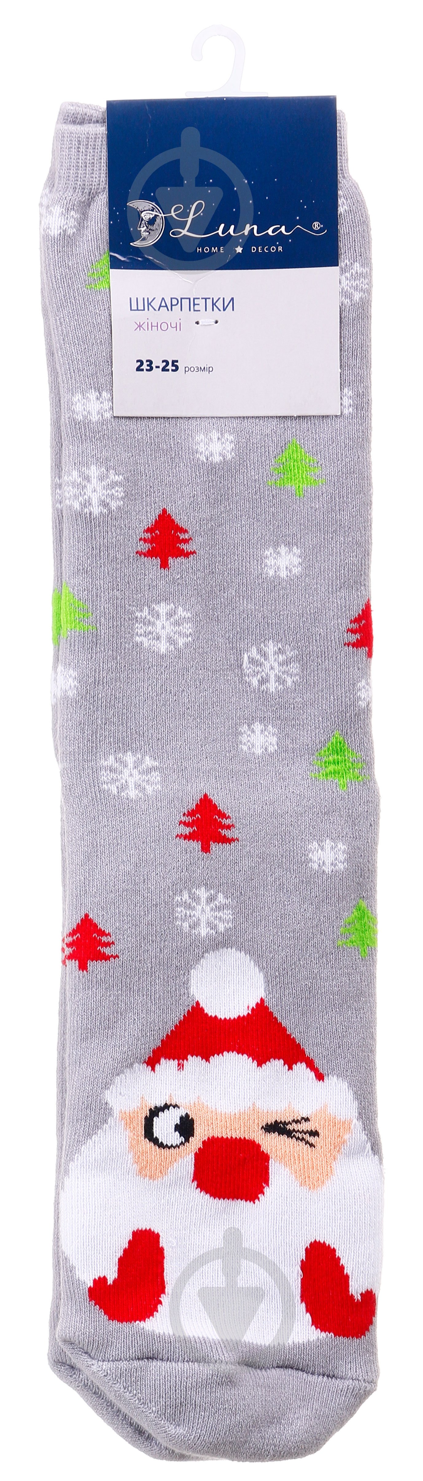 Шкарпетки жіночі Luna Санта р.41-44 світло-сірий - фото 1 Шкарпетки жіночі Luna Санта р.41-44 світло-сірий - фото 1
