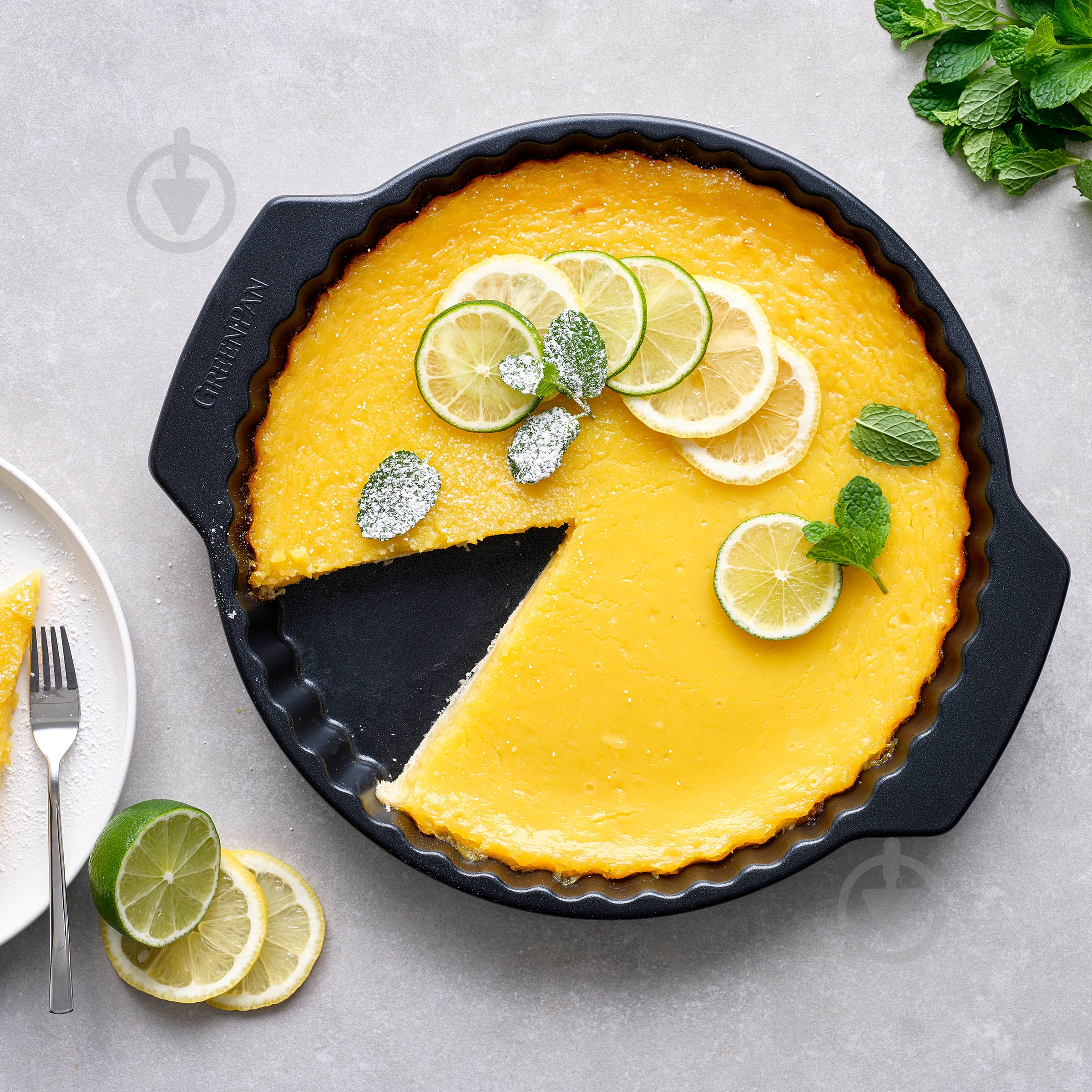 Форма для выпечки GreenPan 33,4х28х3,6 см с керамическим покрытием (CC007769-001) - фото 6 Форма для выпечки GreenPan 33,4х28х3,6 см с керамическим покрытием (CC007769-001) - фото 6