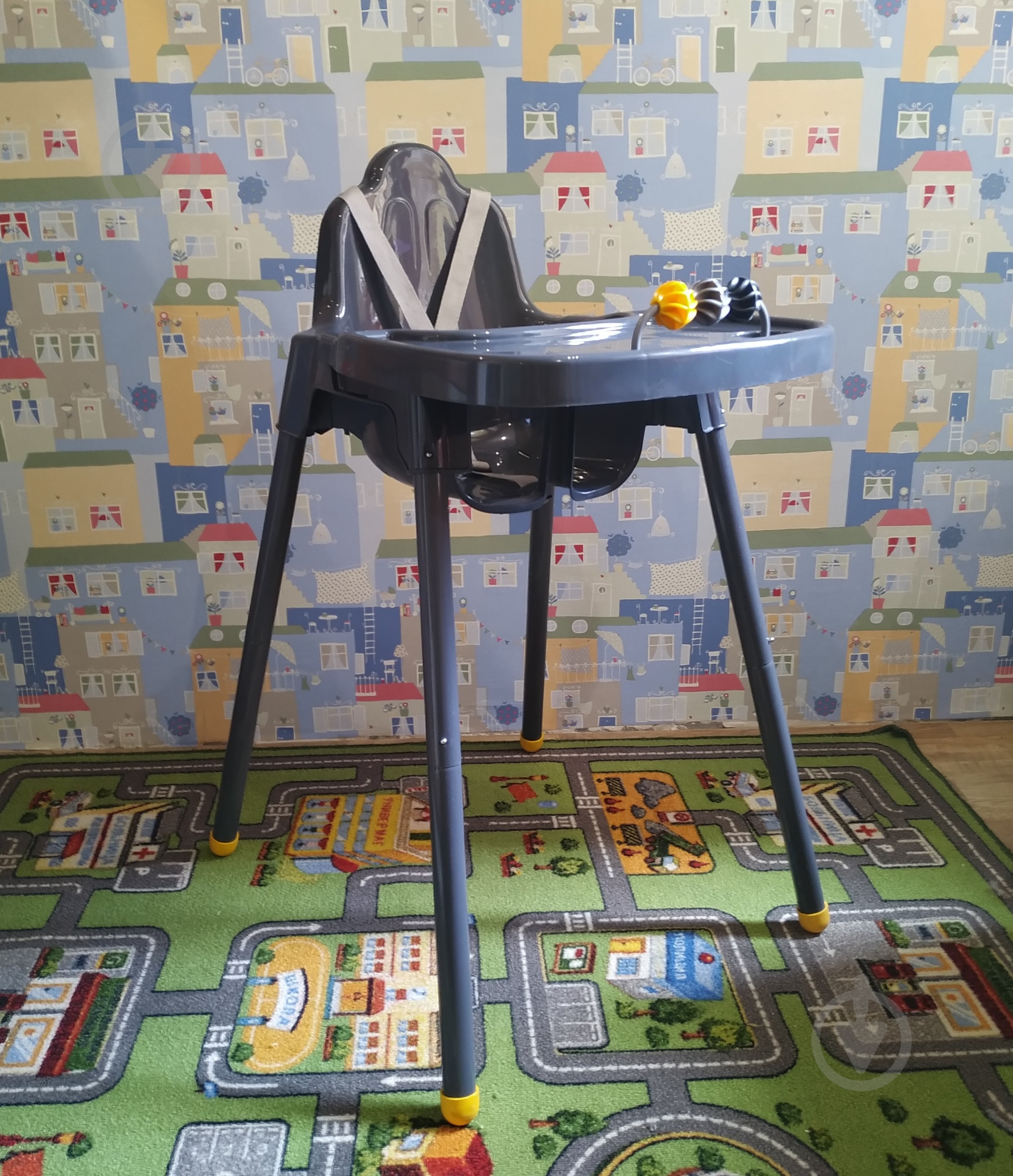 Стульчик для кормления Venus серый - фото 3 Стульчик для кормления Venus серый - фото 3