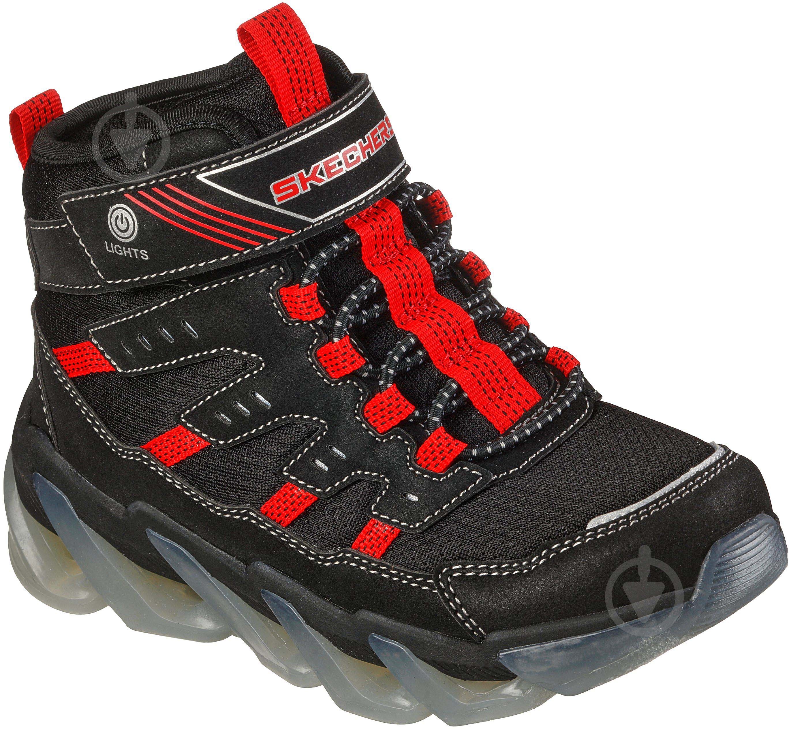 Черевики Skechers 400131L BKRD р.33,5 чорний - фото 3