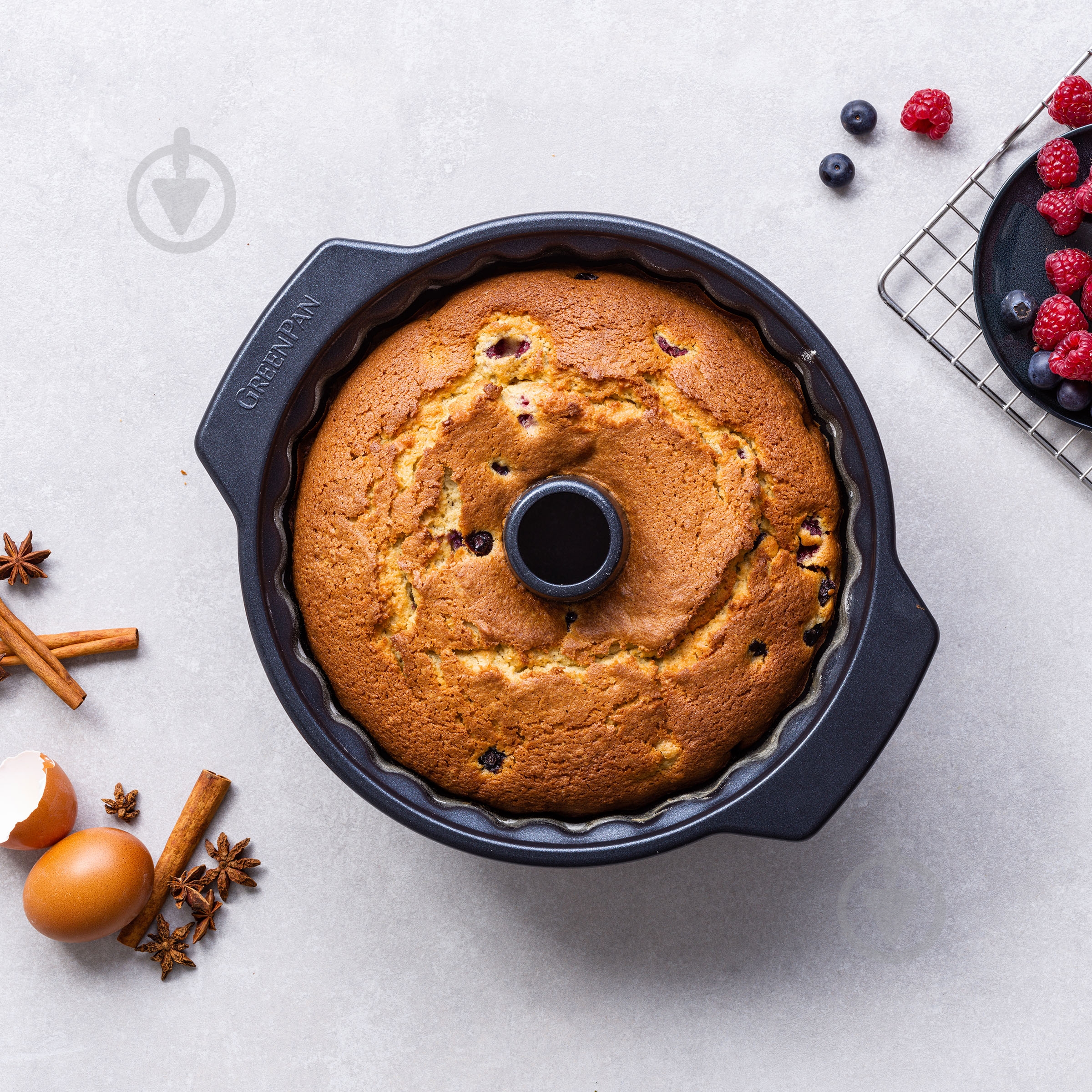 Форма для выпекания GreenPan Тюльпан 25,5 см с керамическим покрытием (CC007774-001) - фото 7 Форма для выпекания GreenPan Тюльпан 25,5 см с керамическим покрытием (CC007774-001) - фото 7