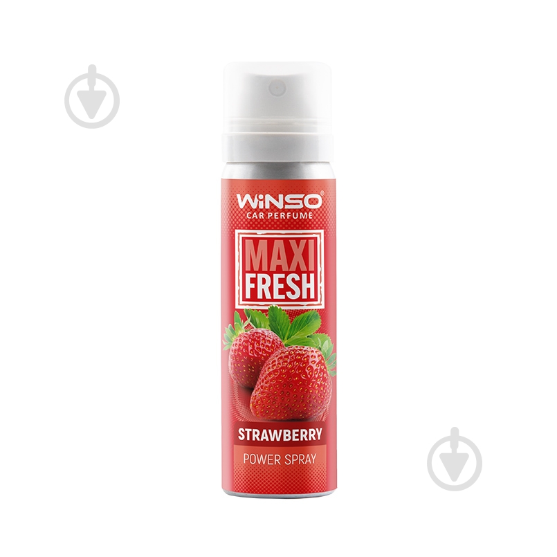 Ароматизатор підвісний WINSO Maxi Fresh Strawberry 830330 75 мл - фото 1