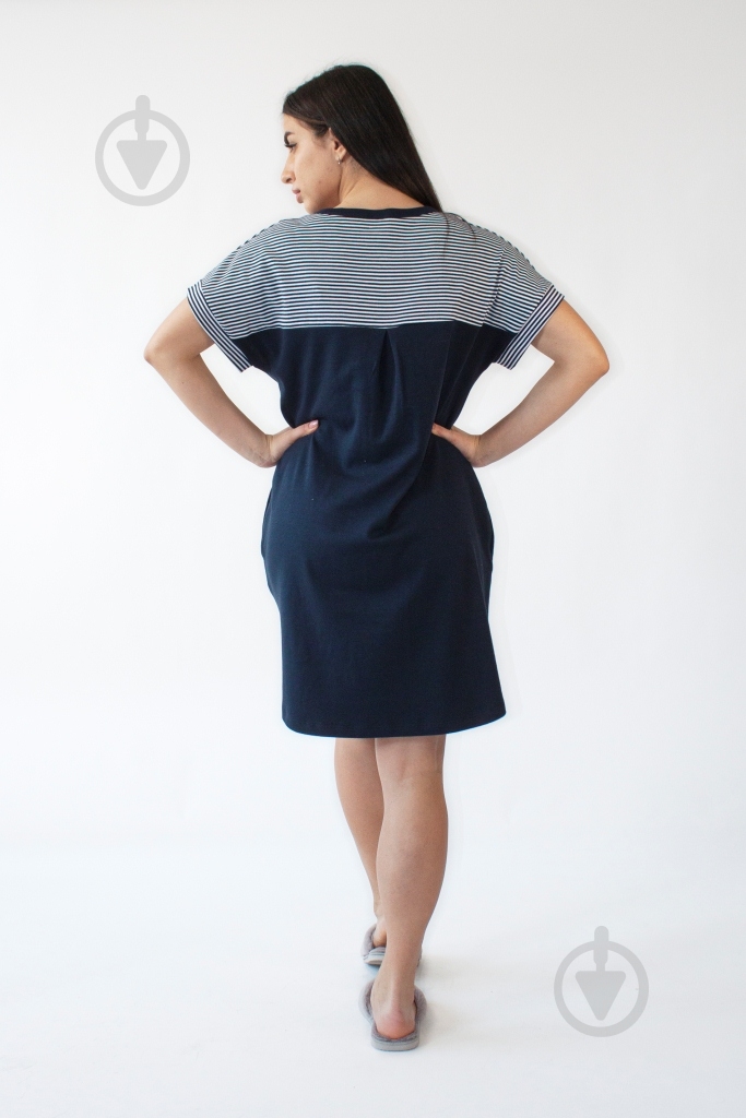 Платье Flis clothes р. M бело-синий - фото 3