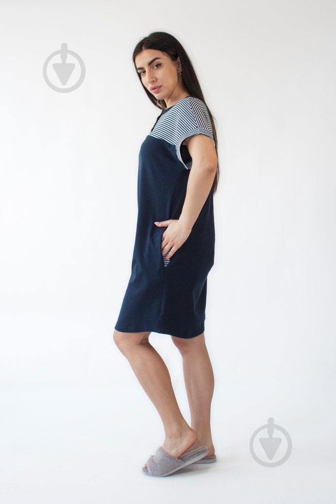 Платье Flis clothes р. M бело-синий - фото 2