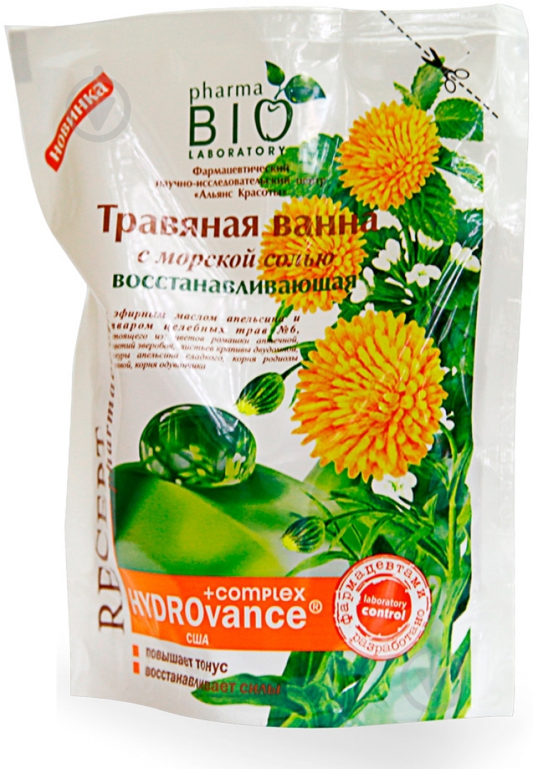 Соль Pharma Bio Laboratory Восстанавливающая травяная 450 мл - фото 1
