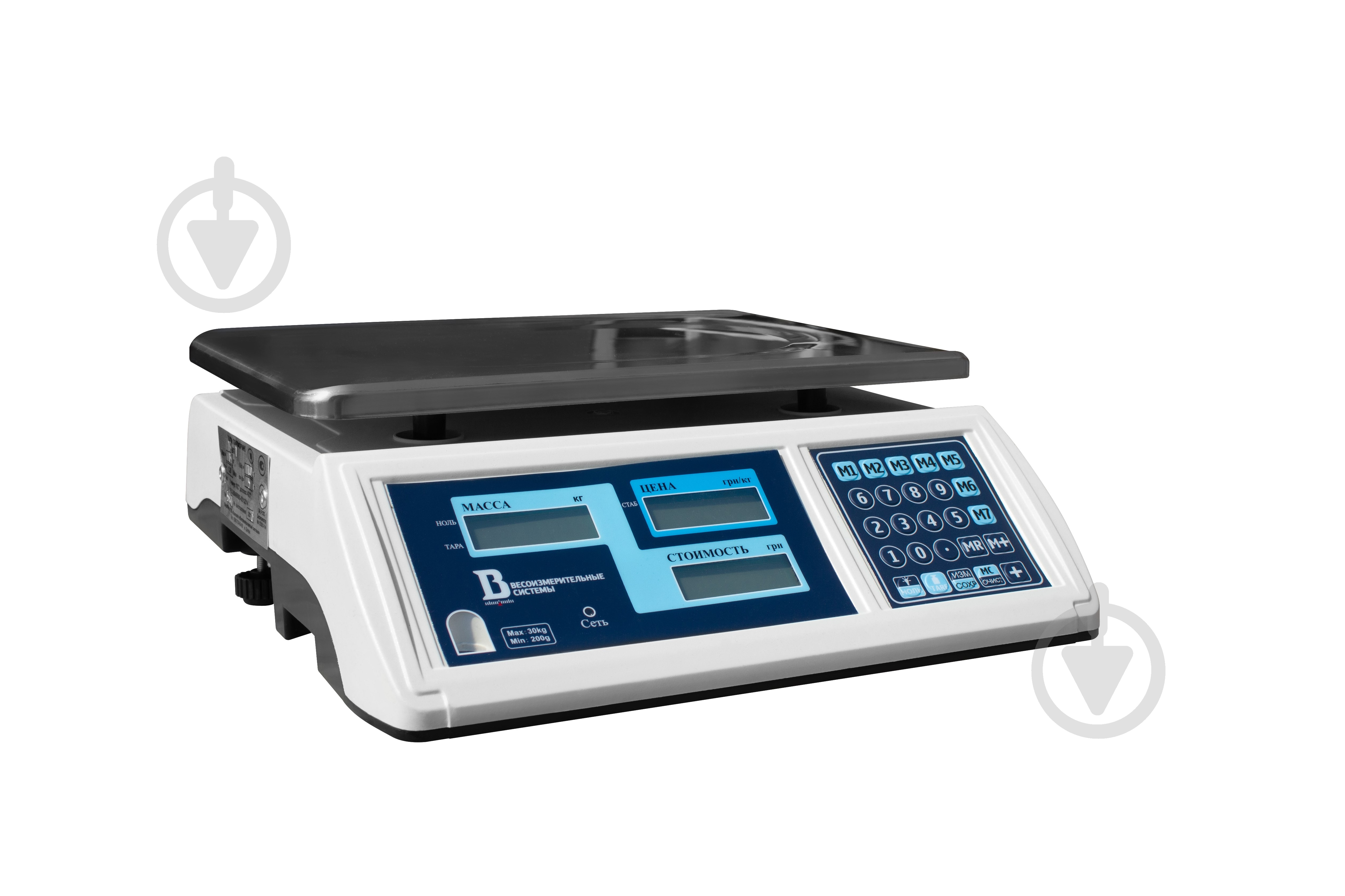 Весы торговые VIS 30ВП1-Т - фото 2 Весы торговые VIS 30ВП1-Т - фото 2