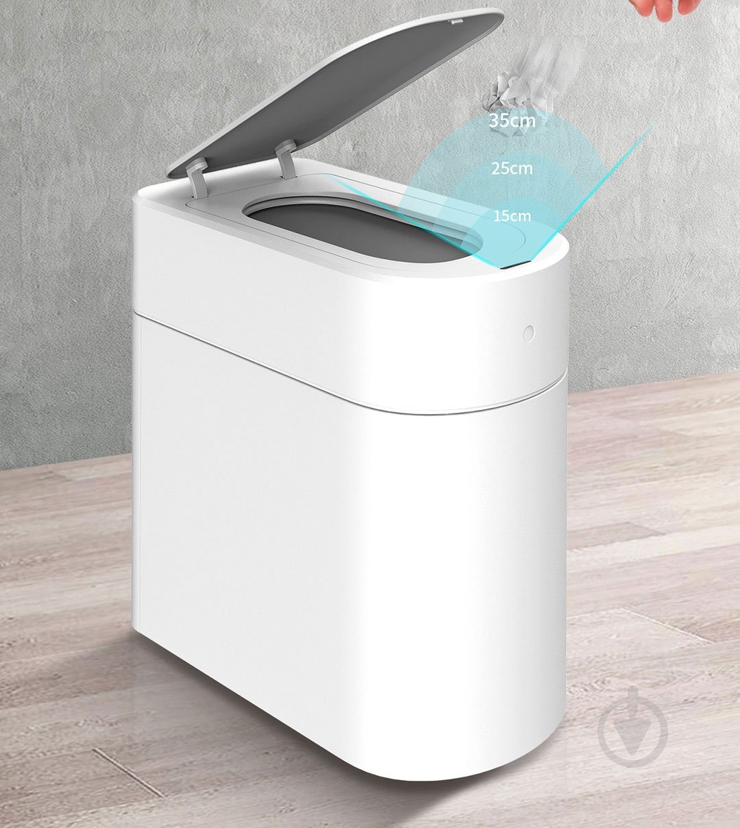 Корзина для мусора Xiaomi TOWNEW T3 White 13 л белый - фото 2