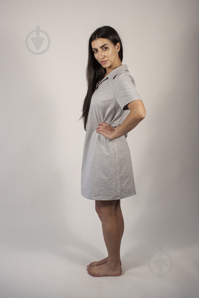 Платье Flis clothes р. XL серый меланж - фото 2