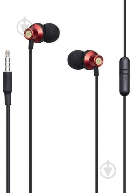 Наушники Xo EP15 In-ear red (13988) - фото 1 Наушники Xo EP15 In-ear red (13988) - фото 1