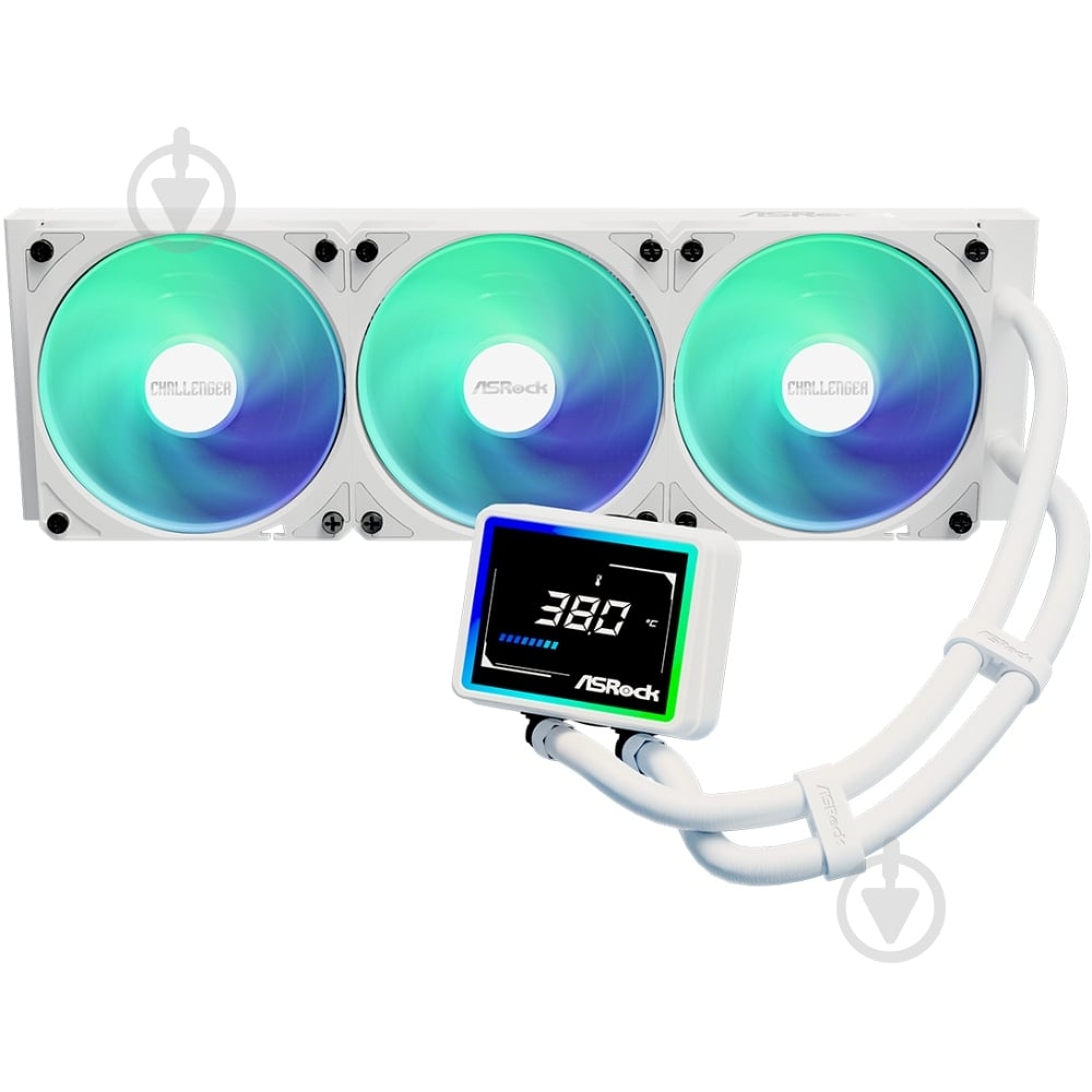 Система водяного охолодження ASRock Challenger White 360 Digital - фото 1
