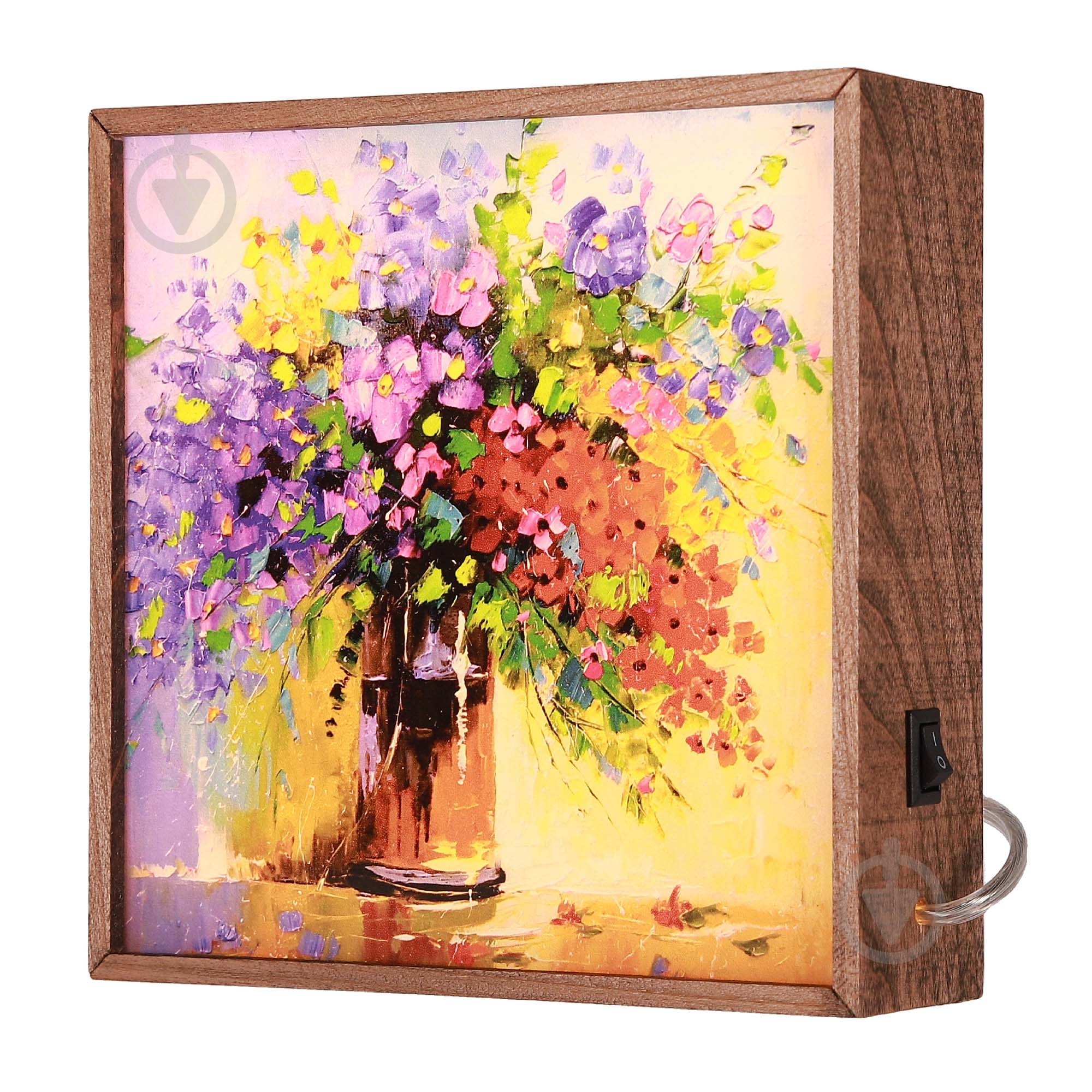 Настільна лампа декоративна The 11's Квіти худ. Дарчук 1x2 Вт дуб - фото 1 Настільна лампа декоративна The 11's Квіти худ. Дарчук 1x2 Вт дуб - фото 1