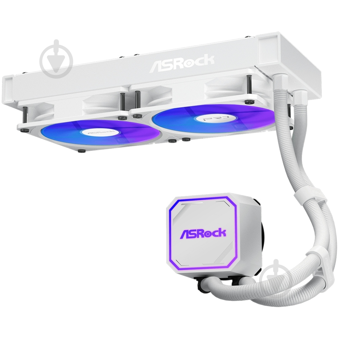 Система водного охлаждения ASRock Pro White 240 ARGB - фото 3 Система водного охлаждения ASRock Pro White 240 ARGB - фото 3