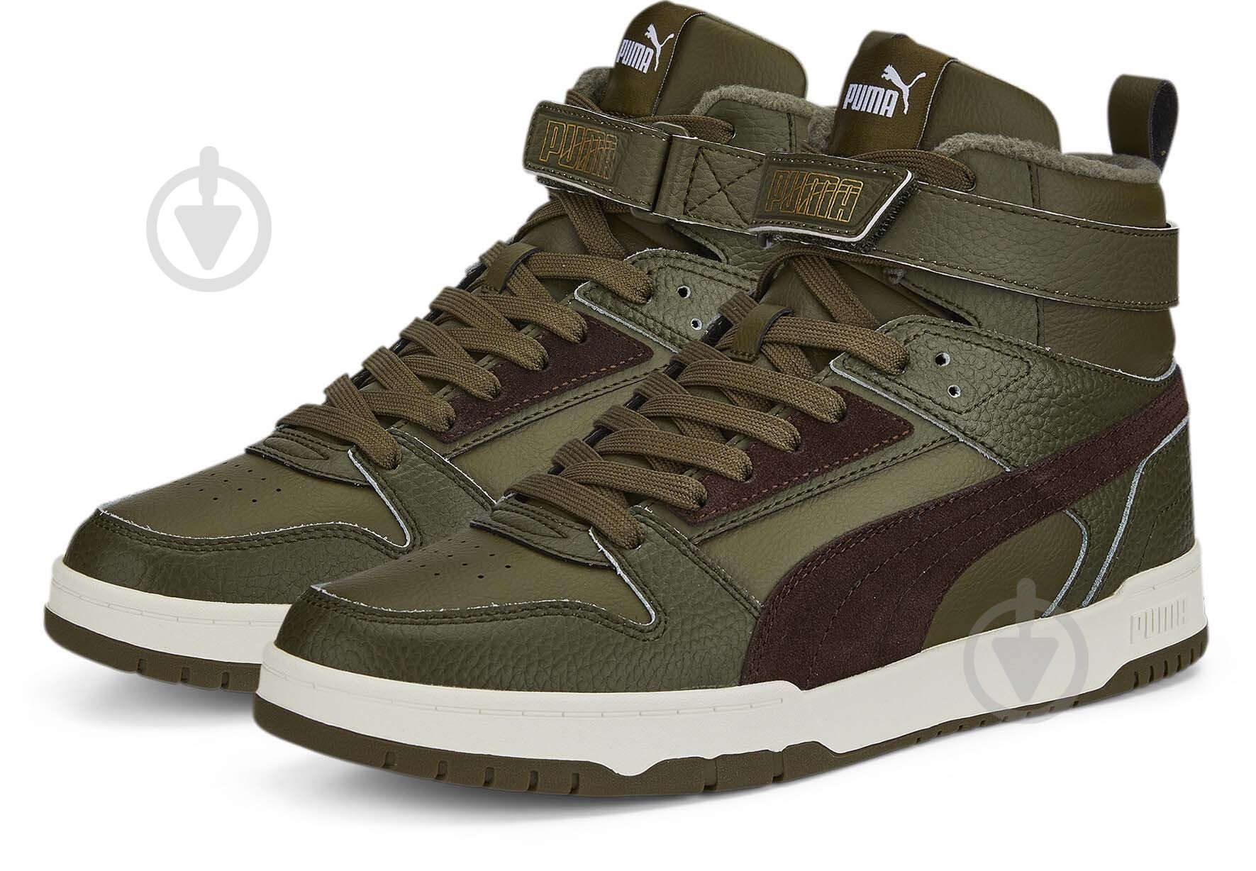 Ботинки Puma RBD GAME WTR DEEP OLIVE-DARK CHOCOLATE-P 38760401 р.43 зеленый - фото 4