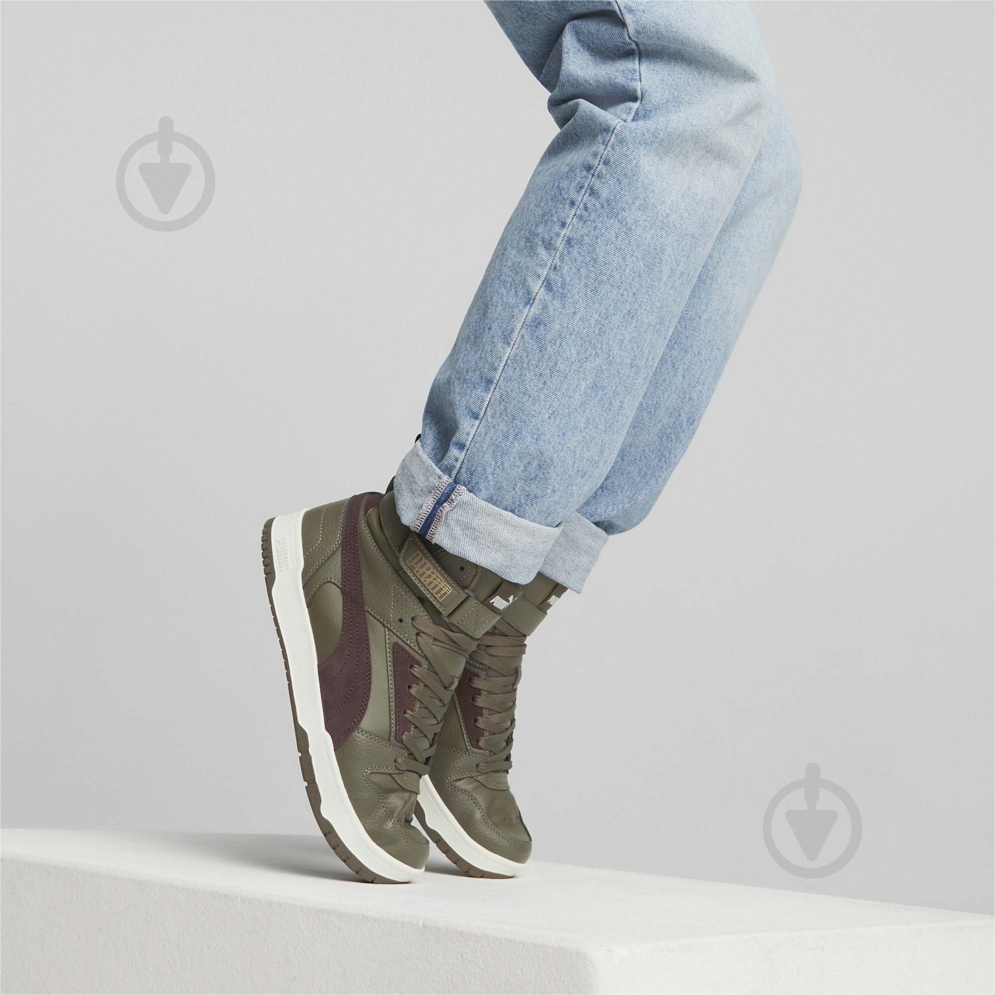 Ботинки Puma RBD GAME WTR DEEP OLIVE-DARK CHOCOLATE-P 38760401 р.43 зеленый - фото 9