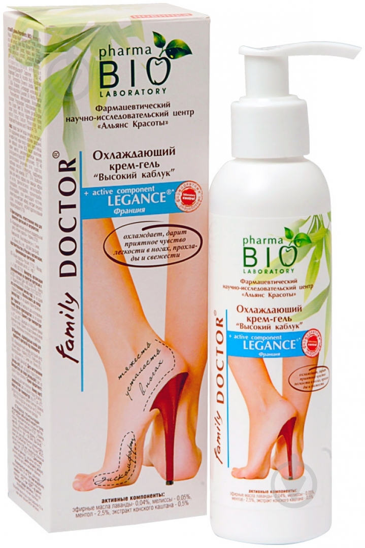 Крем-гель для ніг Pharma Bio Laboratory Високий каблук 120 мл - фото 1