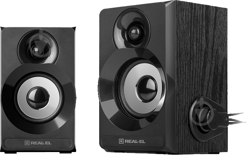 Акустическая система Real-el S-200 2.0 black (EL121200008) - фото 3