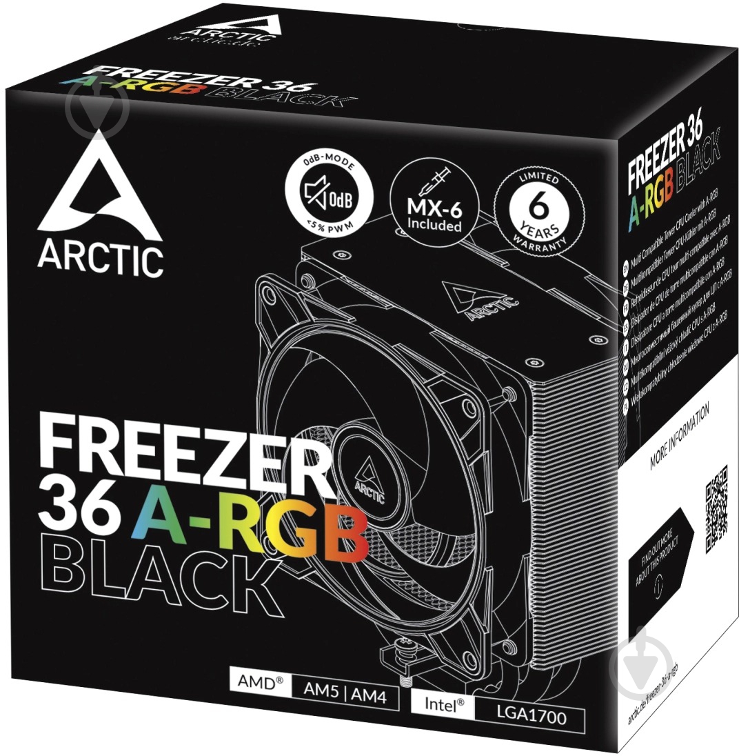 Процессорный кулер Arctic Freezer 36 A-RGB (ACFRE00124A) - фото 9 Процессорный кулер Arctic Freezer 36 A-RGB (ACFRE00124A) - фото 9