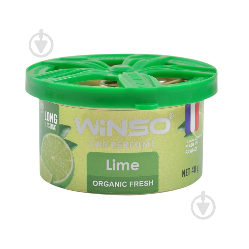 Ароматизатор подвесной WINSO Organic Fresh Lime 533300 40 мл - фото 1