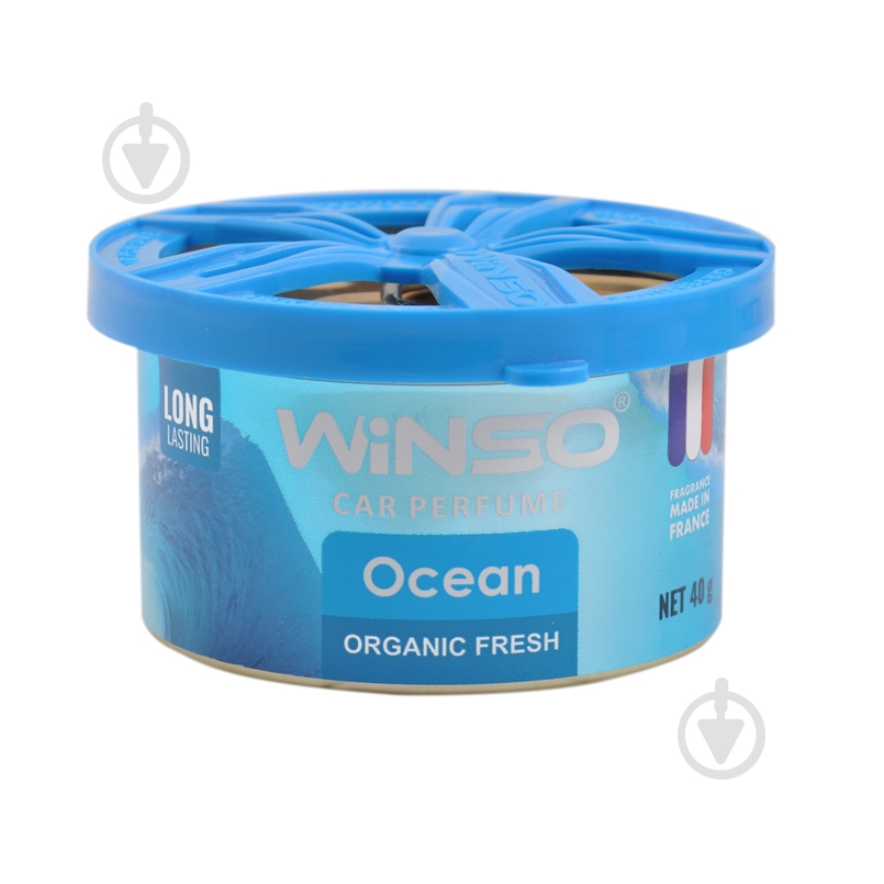 Ароматизатор подвесной WINSO Organic Fresh Ocean 533320 40 мл - фото 1