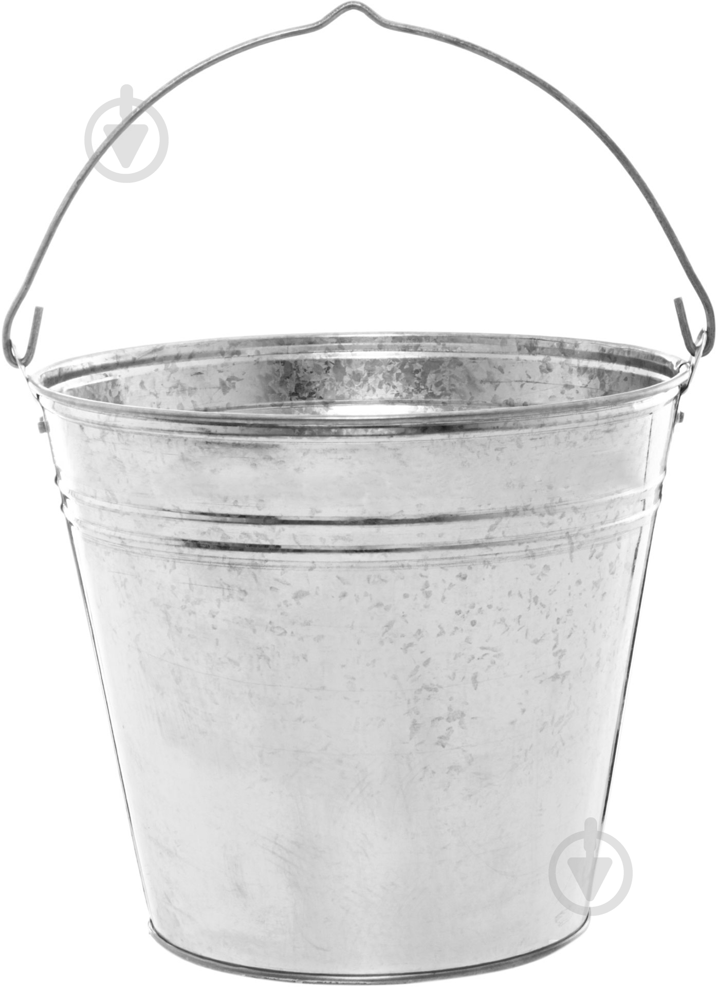 Ведро обычное Авеста оцинкованная сталь 12 л серый - фото 1