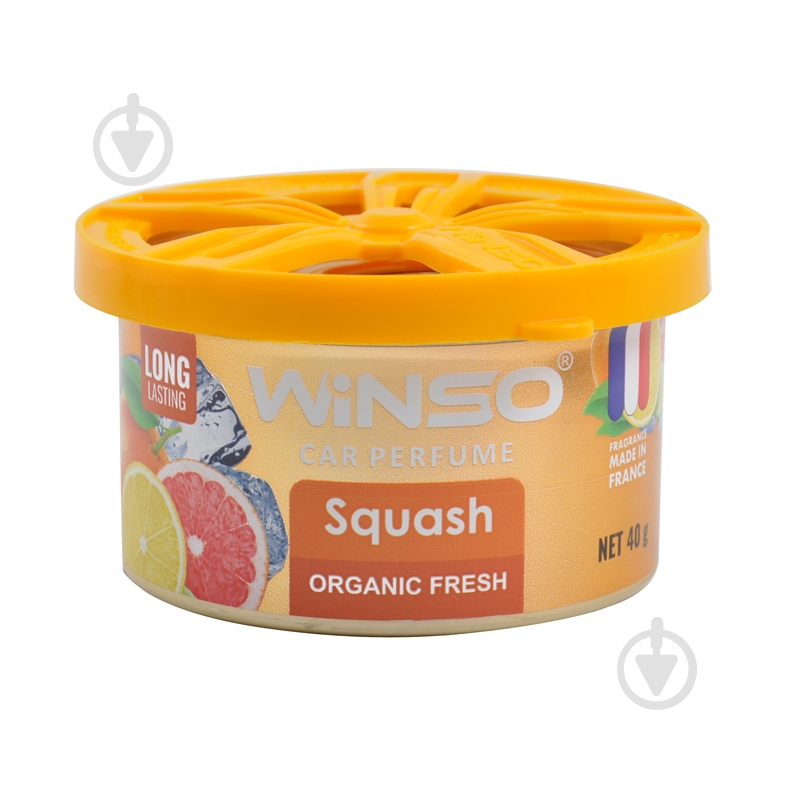 Ароматизатор підвісний WINSO Organic Fresh Squash 533360 40 мл - фото 1