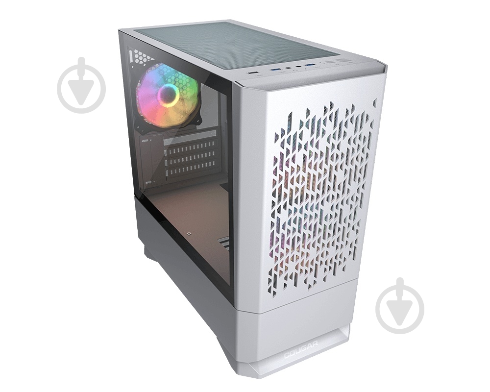 Корпус Cougar MG140 AIR RGB (White) ARGB Fan Pre-installed - фото 3