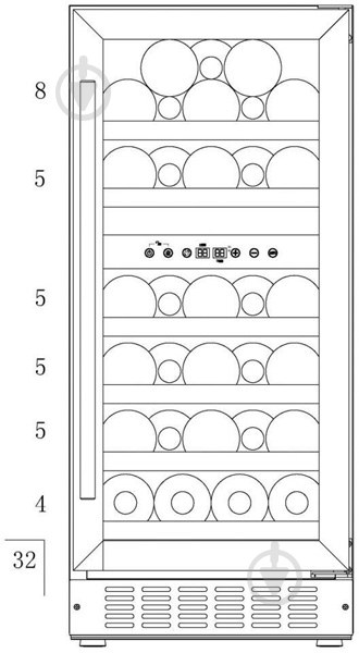 Винный шкаф Philco PW32DFS - фото 3