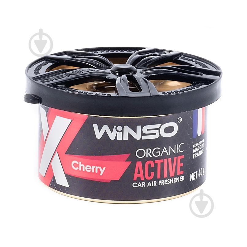 Ароматизатор подвесной WINSO Organic X Active Cherry 533670 40 мл - фото 1 Ароматизатор подвесной WINSO Organic X Active Cherry 533670 40 мл - фото 1