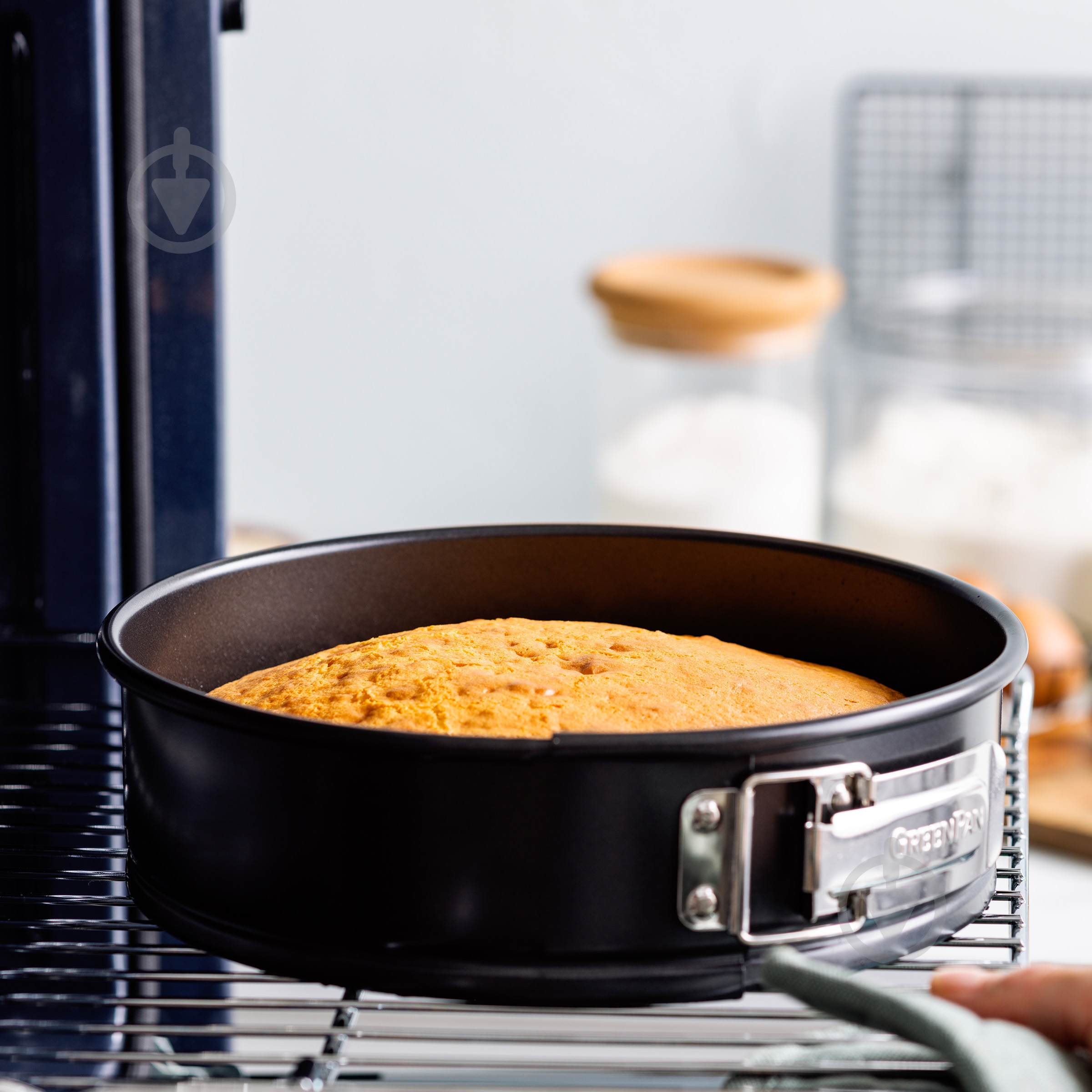 Форма для выпечки раздвижная GreenPan 24 см разъемная (CC007767-001) - фото 4 Форма для выпечки раздвижная GreenPan 24 см разъемная (CC007767-001) - фото 4