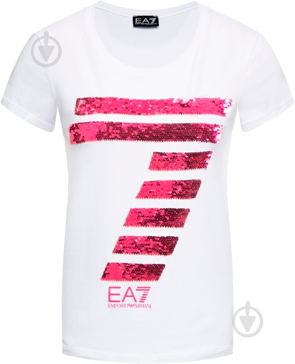 Футболка EA7 T-short 3HTT41-TJ12Z-1100 р.M білий - фото 1 Футболка EA7 T-short 3HTT41-TJ12Z-1100 р.M білий - фото 1