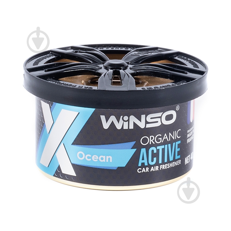 Ароматизатор подвесной WINSO Organic X Active Ocean 533700 40 мл - фото 1